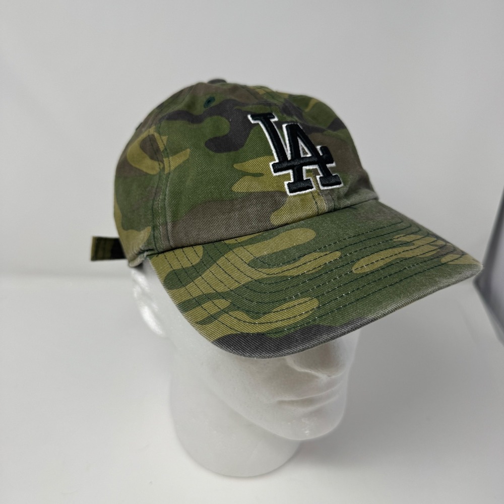 47 Brand MLB Los Angeles Dodgers Camo Baseball Hat OSFA Adjustable Cap